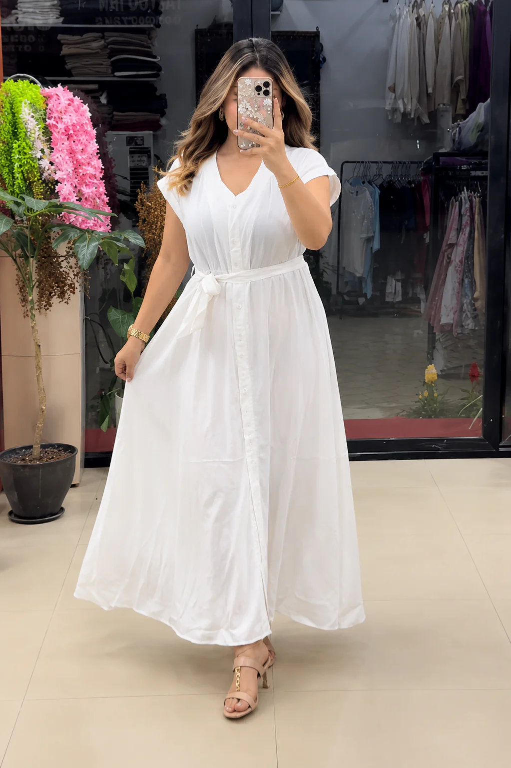 Elegant Super Belted Dress For Women Dress