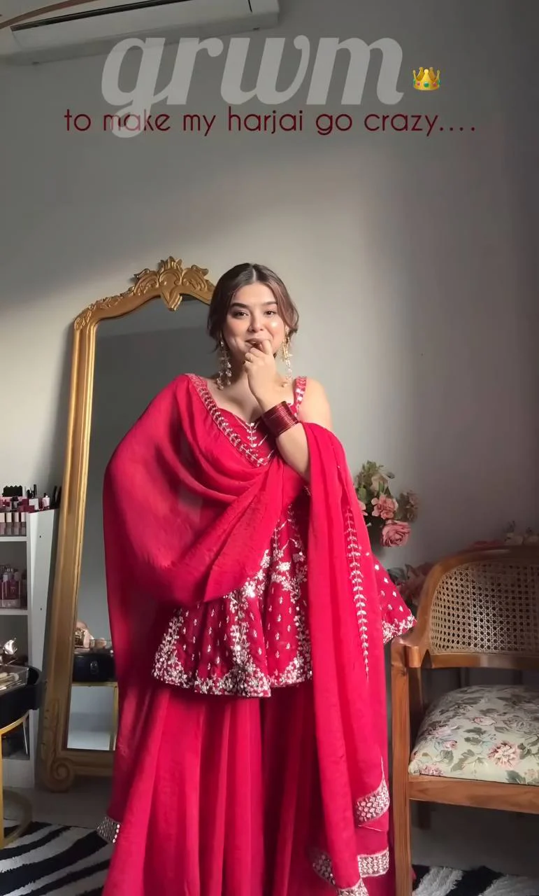 Royal Ruby Lehenga Set