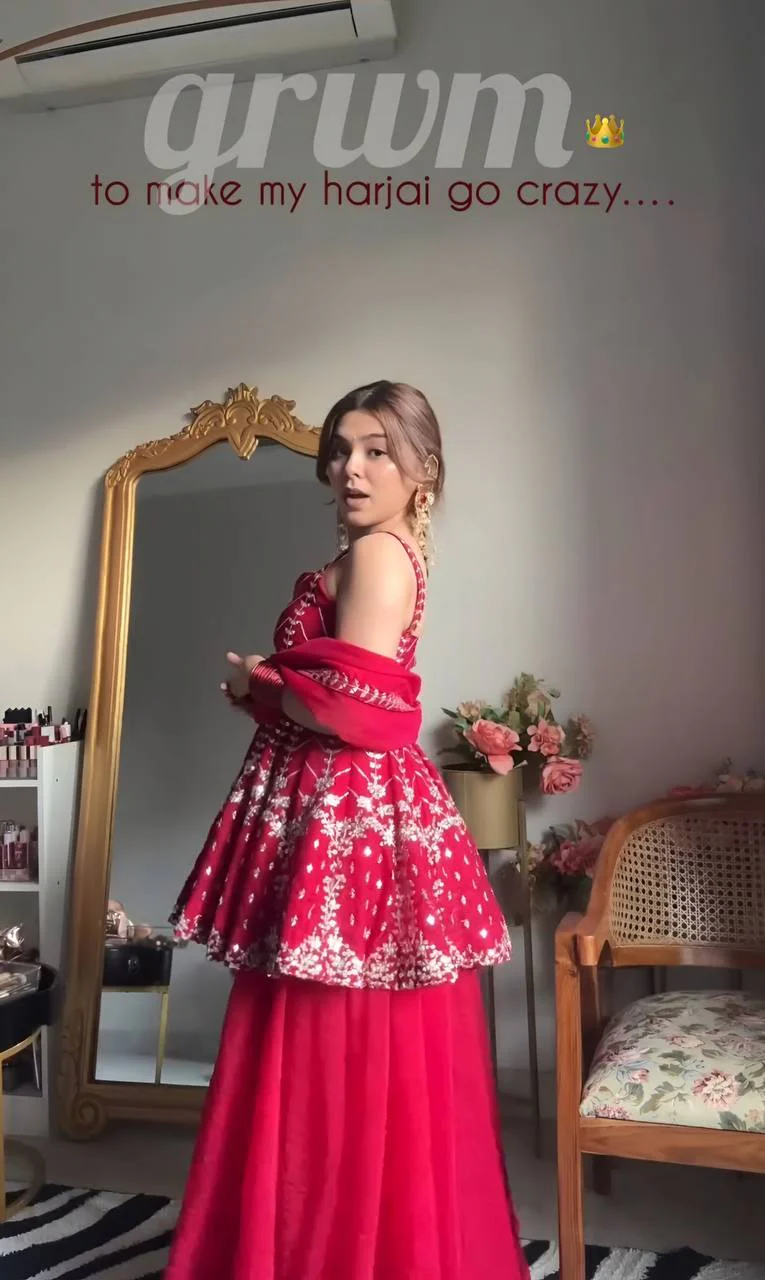 Royal Ruby Lehenga Set