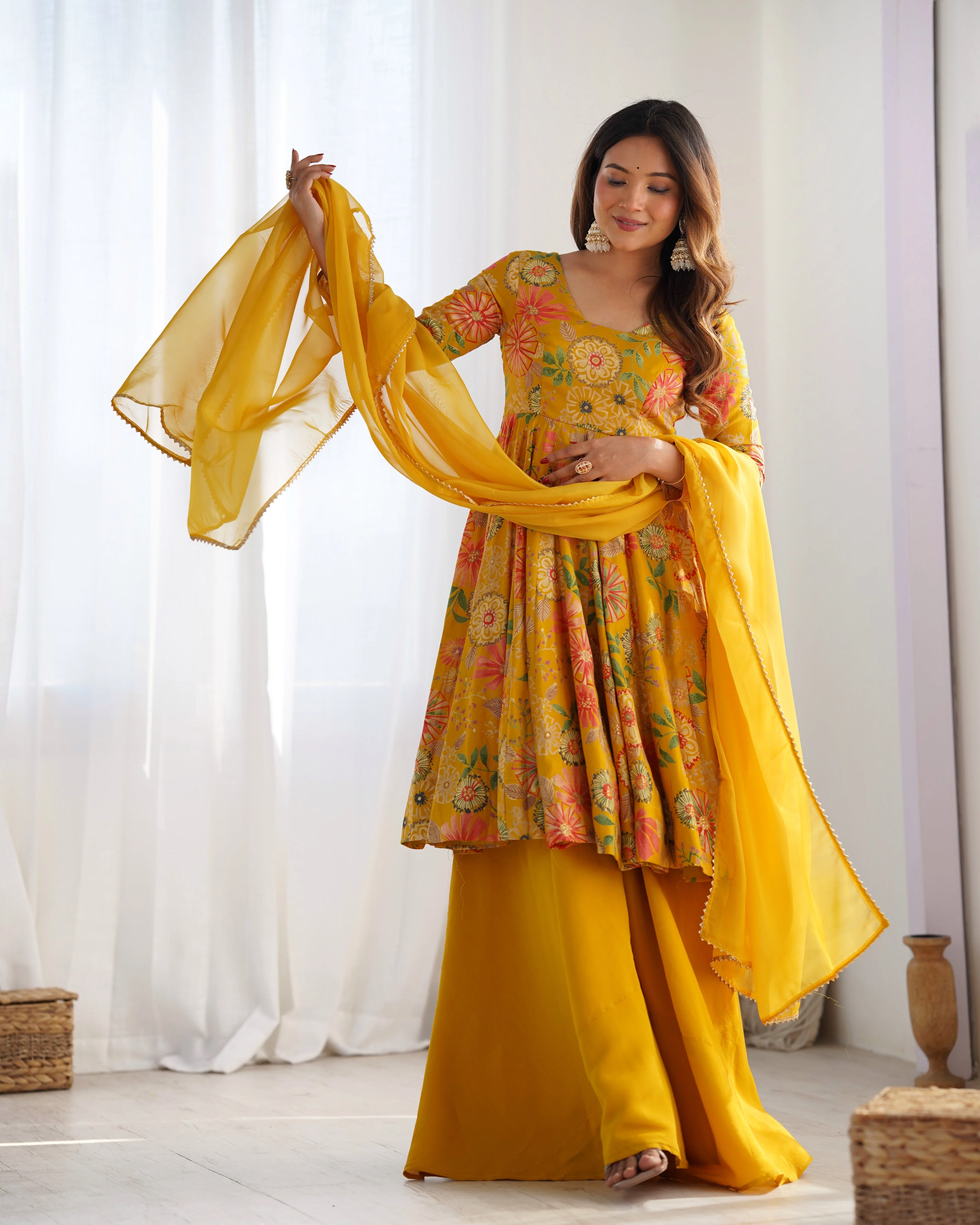 Beautiful Floral And Super Kurta Kurta Set