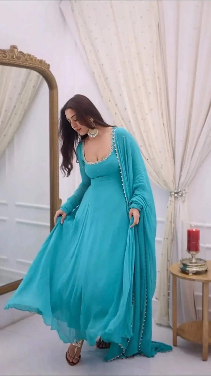 New Partywear With Anarkali Anarkali Suit