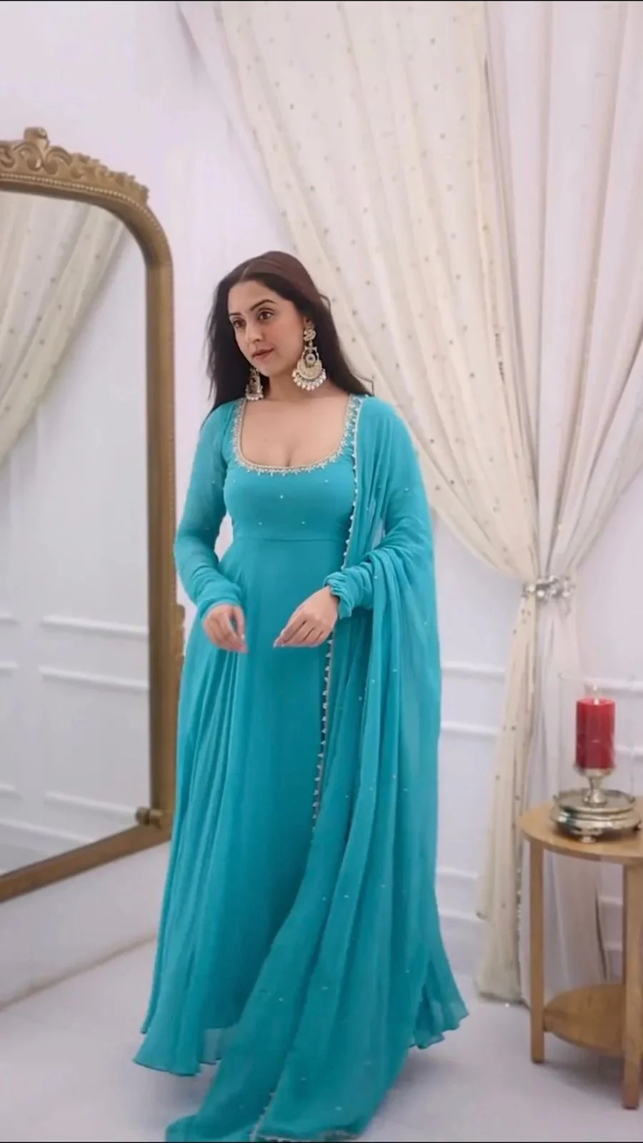 New Partywear With Anarkali Anarkali Suit