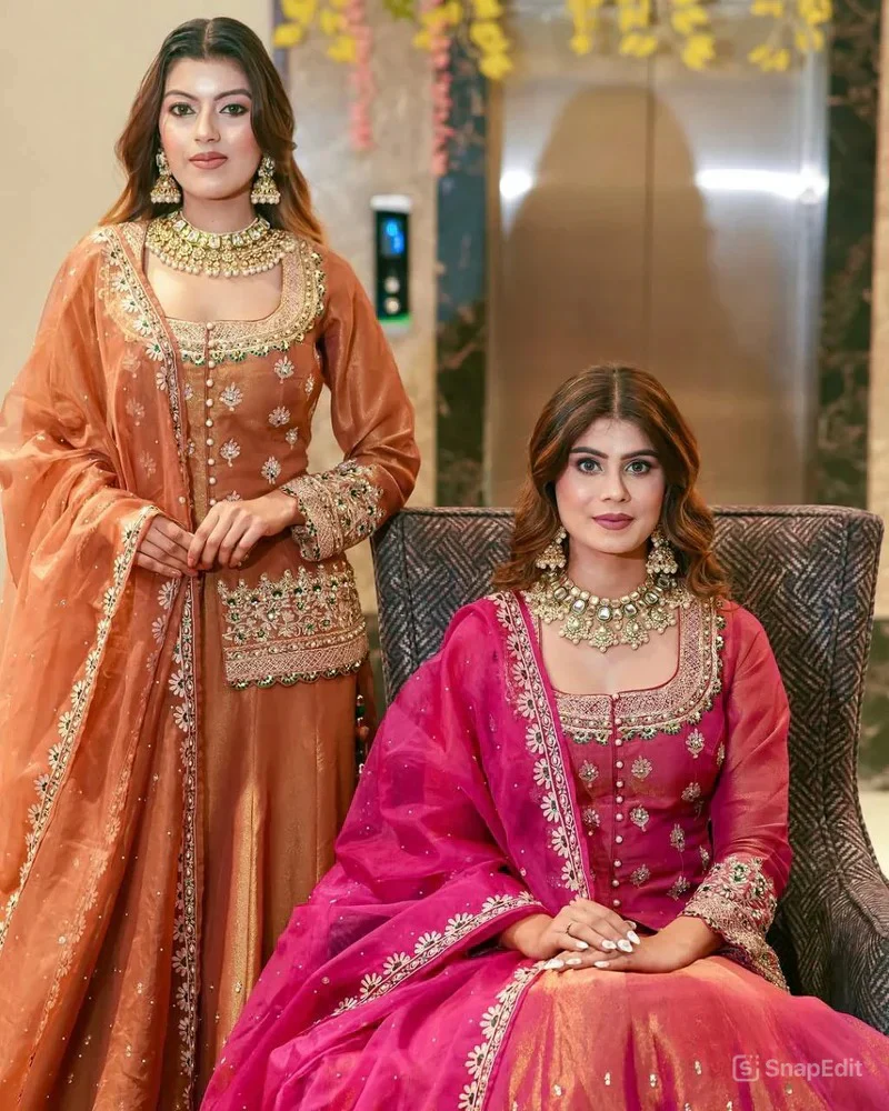 Luxurious New Kurta With Lahenga Set