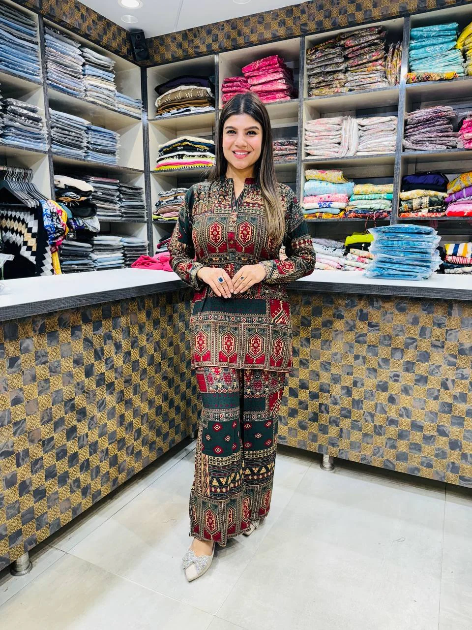 Royal Heritage Printed Co Ord Co-Ord Set