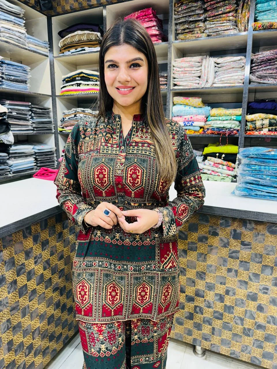 Royal Heritage Printed Co Ord Co-Ord Set